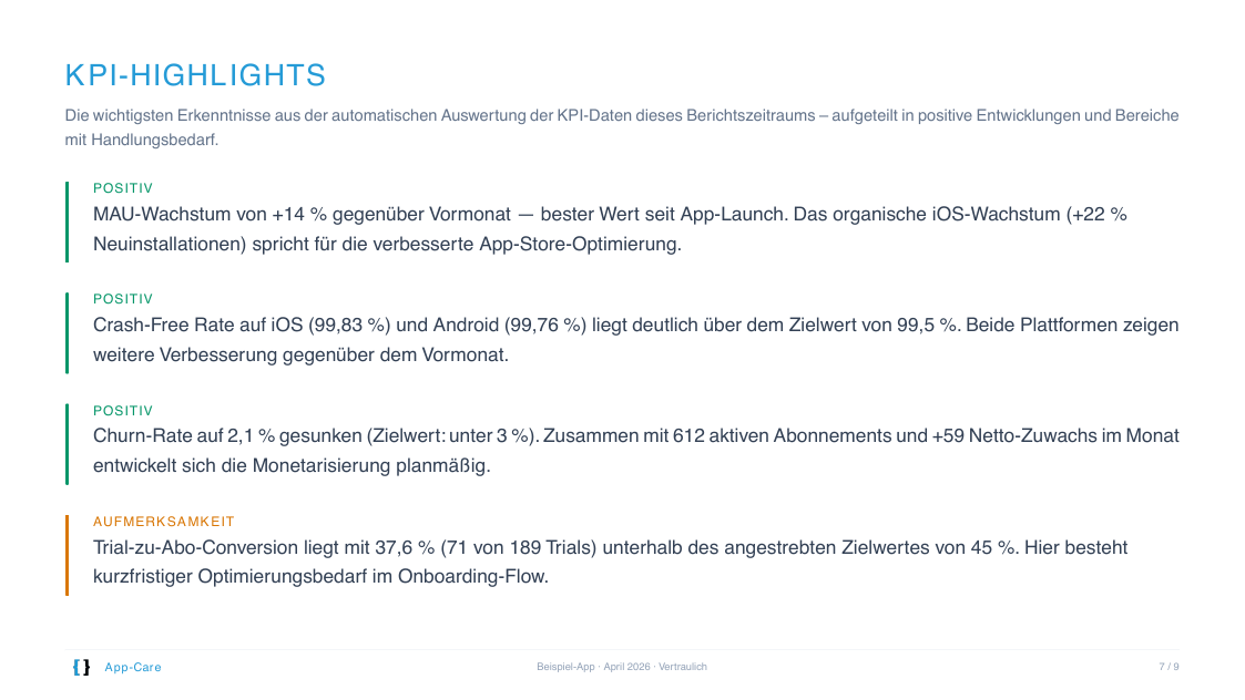 Beispiel-Report Seite 7 von 9